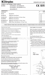 Dimplex ARLWP800TI Instrucciones de instalación y funcionamiento