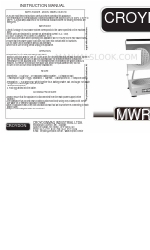 croydon MWRS-10549-700 Manual de instrucciones