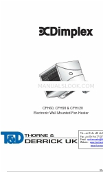 Dimplex CFH120 Manuel