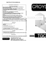 croydon TGCR-25540-700 Manual de instrucciones