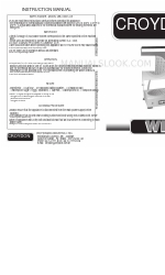 croydon WB-100001-A9 Manual de instrucciones