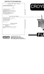 croydon F1A Series Manual de instrucciones