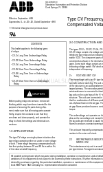 ABB CV-21 Folheto de instruções