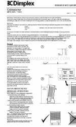 Dimplex Coldwatcher MPH 1000 設置および操作説明書