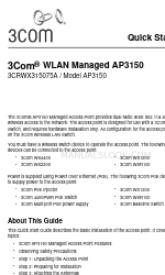 3Com 3CRWX315075A - Wireless LAN Managed Access Point 3150 Panduan Memulai Cepat