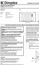 Dimplex CVP1 Instrucciones de instalación y funcionamiento