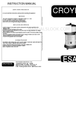 croydon ESAB-25324-700 Instruction Manual