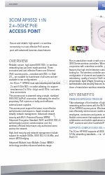 3Com 9552 - AP Dual Radio PoE Access Point Fiche technique