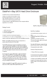 CRU DataPort 4-Bay SATA Hard Drive Enclosure Manuel