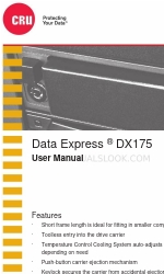 CRU Data Express DX175 Manual del usuario