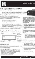 CRU Dataport Data Express DE110 Ultra ATA133 Manual