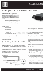 CRU Dataport Data Express DE275 Instal Manual