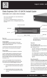 CRU Dataport Data Express DX115 SATA Handbuch installieren