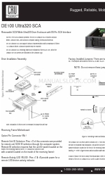 CRU Dataport DE100 Ultra320 SCA Посібник із швидкого старту