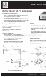 CRU Dataport DE110 SCSI Manuale di installazione