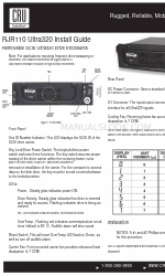 CRU Dataport RJR110 Ultra320 Kurulum Kılavuzu