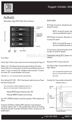 CRU Dataport RJR400 Manuel de démarrage rapide