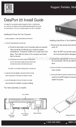 CRU Dataport Dataport 25 SL Manual de instalação