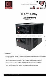 CRU Dataport RTX400H-SV Manual do utilizador