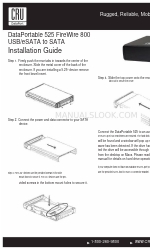 CRU Dataport FireWire 800 Manual de instalación