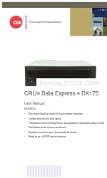 CRU Dataport Data Express DX175 Manuale d'uso