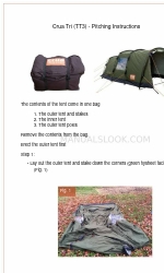 Crua Outdoors Tri TT3 피칭 지침