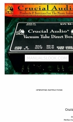 Crucial Audio DUB-1 Manual de Instruções