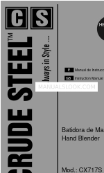 Crude Steel CX517S Manual de instruções