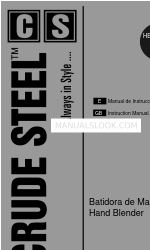 Crude Steel CX805S Manual de instruções