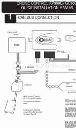 Cruise control AP900Ci クイック・インストール・マニュアル