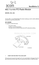 3Com WL-464 Руководство по установке