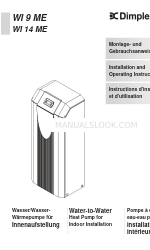 Dimplex WI 14 ME 설치 및 운영 지침 매뉴얼