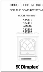 Dimplex 409896 문제 해결 매뉴얼