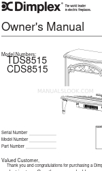 Dimplex CDS8515 Посібник користувача