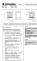 Dimplex CLB20 Інструкція з монтажу та експлуатації