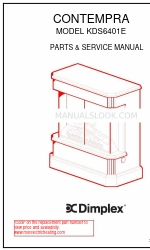 Dimplex contempra ef KDS6401E Посібник з експлуатації та обслуговування