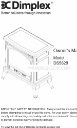 Dimplex DS5629 Manuale d'uso