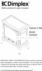 Dimplex DS5629 Manuale d'uso