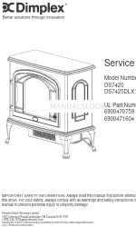 Dimplex DS7420 Servicehandleiding