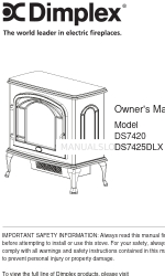 Dimplex DS7420 Gebruikershandleiding