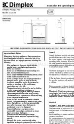 Dimplex Adagio Fire ADG20 Installation And Operating Instructions