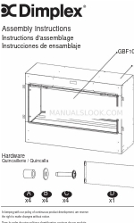 Dimplex CDFI-BX1000 Montage-instructies