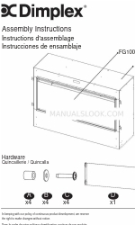 Dimplex CDFI-BX1000 Montage-instructies