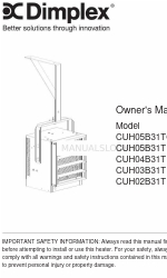 Dimplex CUH05B31TG Benutzerhandbuch