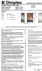 Dimplex Danube DNB20 設置および操作説明書