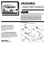 Crutchfield 000SRADIG Посібник користувача