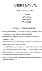 Arirang AR-909MD Manuale d'uso