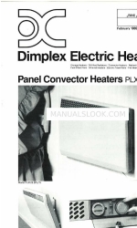 Dimplex PLX200 사용자 설명서