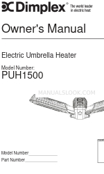 Dimplex PUH1500 소유자 매뉴얼