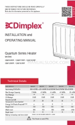 Dimplex Quantum series Manuale d'installazione e d'uso